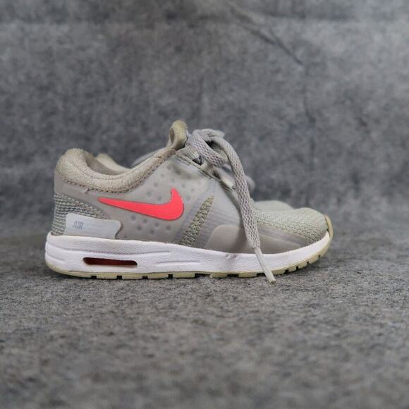 Nike Shoes Kids 8 Sneakers Athletic Trainers Air Max Zero Low Grey Toddler Child - Picture 2 of 16